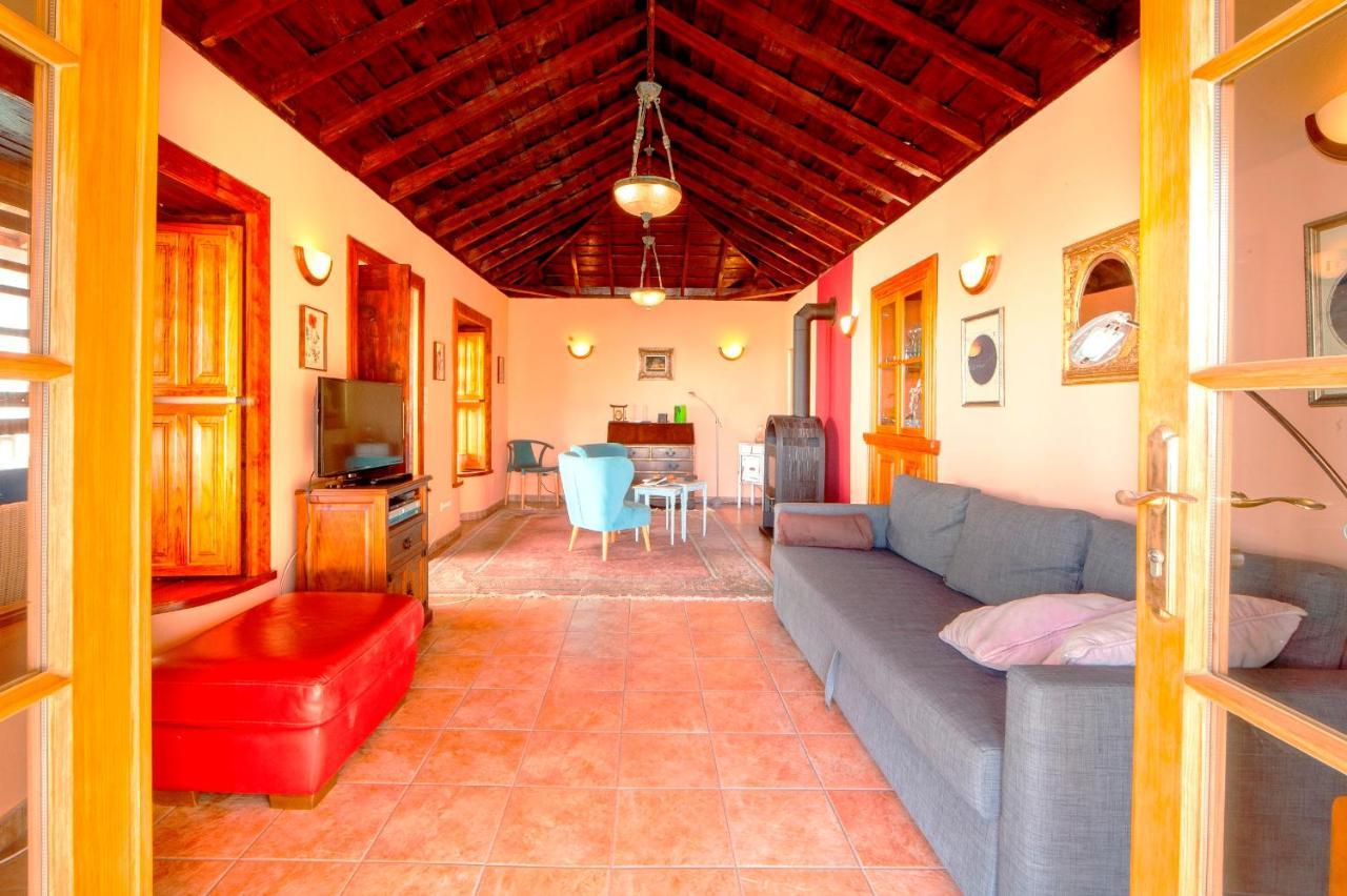 Feriendomizil Finca Tijarafe Mit Beheiztem, Abdeckbarem Pool Екстериор снимка