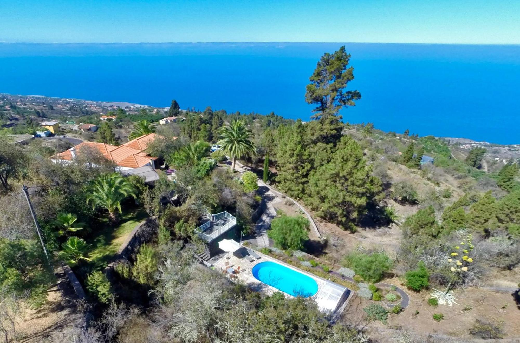 Feriendomizil Finca Tijarafe Mit Beheiztem, Abdeckbarem Pool Екстериор снимка